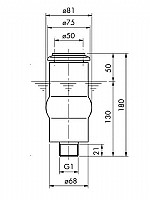 ג'ט קצף Schaumsprudler nozzles 55-10E אואזה OASE