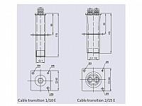 מעבר בטון לכבלים Cable transition 2/15 E