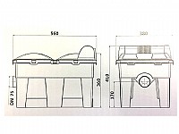 סט פילטר+משאבה+UV לבריכות נוי, דגים ומזרקות דגם BIOSMART SET-14000 אואזה OASE