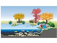 סט פילטר+משאבה+UV לבריכות נוי, דגים ומזרקות דגם BIOSMART SET-24000 אואזה OASE