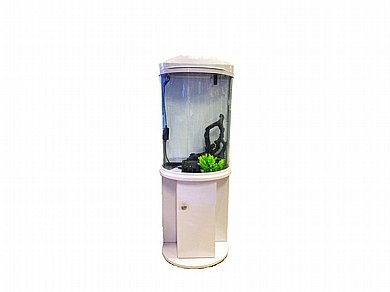 אקווריום 42ל' דגי נוי חצי עגול Sea Star BY-380H-W לבן אקווריום 42ל' דגי נוי חצי עגול Sea Star BY-380H-W לבן