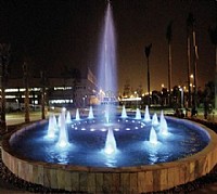 ראש מזרקה ג'ט קסקד נירוסטה, כולל מייצב זווית, הברגה