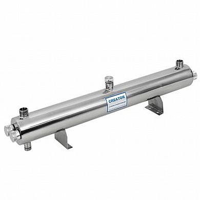 מערכת סינון UV מקצועית נירוסטה 316 משוייפת CUVB5.5T40 80W קריאטור CREATOR מערכת סינון UV מקצועית נירוסטה 316 משוייפת CUVB5.5T40 80W קריאטור CREATOR