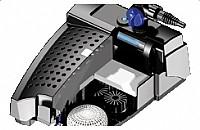מערכת משולבת משאבה+מסנן+UV,לבריכות נוי ומזרקות 2500 ל