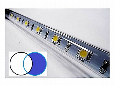 תאורת לד לאקווריום, 7W גוון לבן+כחול, דגם AquaSyncro-Resun GT8-20-BW ריסאן תאורת לד לאקווריום, 7W גוון לבן+כחול, דגם AquaSyncro-Resun GT8-20-BW ריסאן