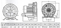 מפוח אוויר מקצועי צנטריפוגלי דגם HG-4000C סאן סאן SUNSUN