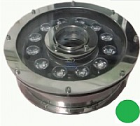 תאורת נירוסטה לד עגולה