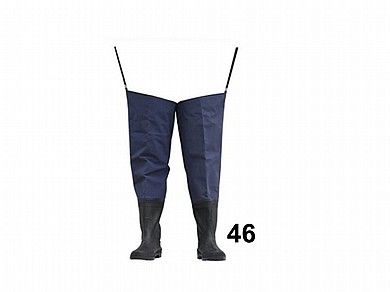 חליפת דייג -Hip wader סרבל מותניים מידת מגף 45 KMYT45 PVC חליפת דייג -Hip wader סרבל מותניים מידת מגף 45 KMYT45 PVC