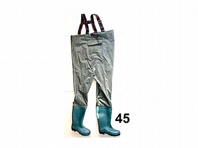 חליפת דייג -fishing wader סרבל דייגים מידת מגף 44 KMYT44 PVC חליפת דייג -fishing wader סרבל דייגים מידת מגף 44 KMYT44 PVC