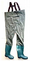 חליפת דייג -fishing wader סרבל דייגים מידת מגף 46 KMYT46 PVC