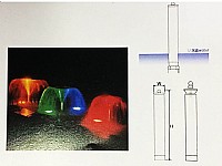ראש מזרקה פטריה עילית(הפוכה), ניקל, מוט טלסקופי, הברגה