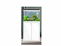 אקווריום 90 ליטר דגי נוי חצי עגול Sea Star BY-580H-W לבן