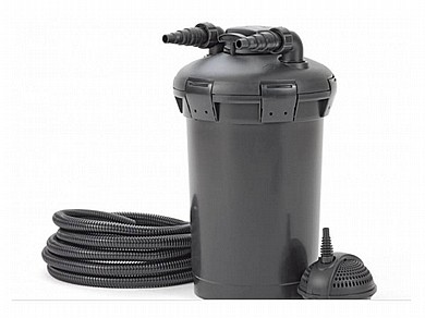 סט משאבה+פילטר+UV לבריכות נוי, דגים פונטק PONTEC PondoPress Set 15000 סט משאבה+פילטר+UV לבריכות נוי, דגים פונטק PONTEC PondoPress Set 15000
