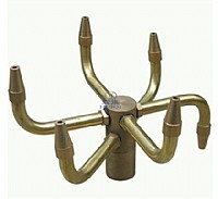 ראש מזרקה מסתובב, ספירלה עילית - תחרה, הברגה