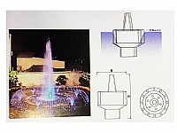 ראש מזרקה ג'ט טוש גבוה, ניקל, הברגה