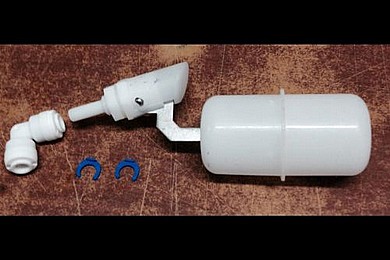 מצוף לבן ארוך זווית לחיצה לצינור הברגה "1/4 TFF2L מצוף לבן ארוך זווית לחיצה לצינור הברגה "1/4 TFF2L