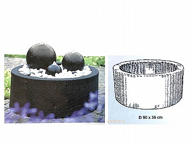 בריכת חלוקים (אגנית) תבנית מוכנה 90 ס"מ יובינק UBBINK VICTORIA-90 בריכת חלוקים (אגנית) תבנית מוכנה 90 ס"מ יובינק UBBINK VICTORIA-90